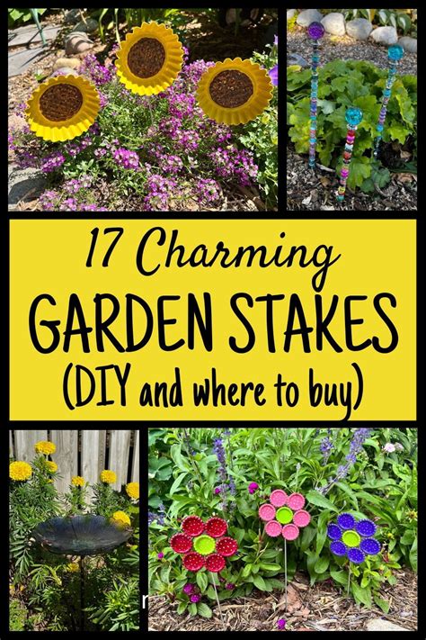 decorative garden stakes diy|Decorative Garden Stakes (DIY and Where to Buy).